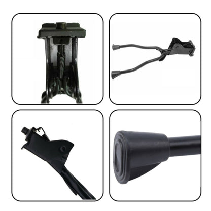 Bicycle Mountain Bike Foot Support Adjustable Middle Support(Black) by buy2fix