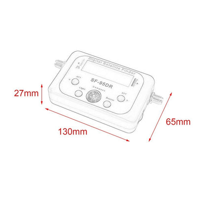 SF-95DR  Satellite Finder TV Signal Receiver With Compass - Satellite Finder by buy2fix | Online Shopping UK | buy2fix