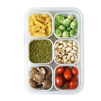 A2958 Chopped Onion Garlic Refrigerator Preservation Box with Lid, Specification: 6-pieces / Sets - Preservation Supplies by buy2fix | Online Shopping UK | buy2fix