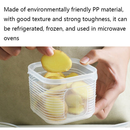 A2958 Chopped Onion Garlic Refrigerator Preservation Box with Lid, Specification: 6-pieces / Sets - Preservation Supplies by buy2fix | Online Shopping UK | buy2fix
