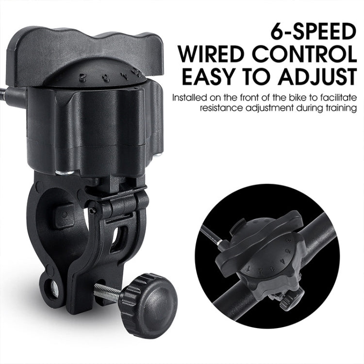 WEST BIKING Bicycle Six-speed Wire-controlled Indoor Riding Platform(Black Red) by WEST BIKING