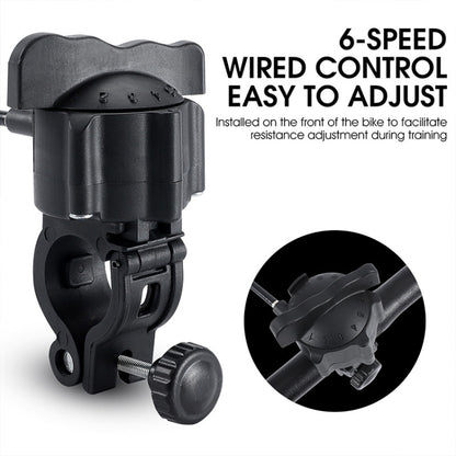 WEST BIKING Bicycle Six-speed Wire-controlled Indoor Riding Platform(Black Red) by WEST BIKING