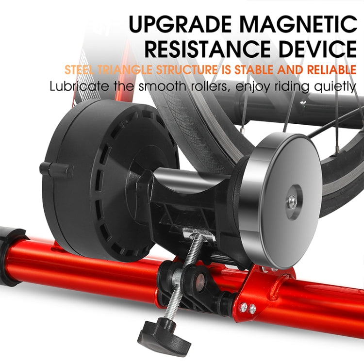 WEST BIKING Bicycle Six-speed Wire-controlled Indoor Riding Platform(Black Red) by WEST BIKING