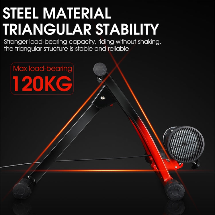 WEST BIKING Bicycle Six-speed Wire-controlled Indoor Riding Platform(Black Red) by WEST BIKING