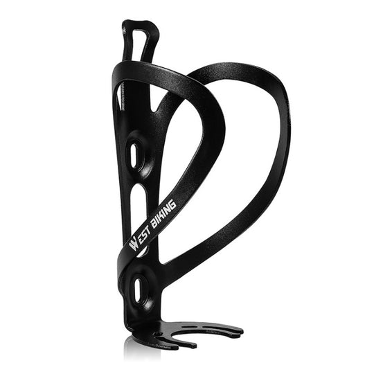 WEST BIKING Porte-bouteille de boisson en aluminium pour vélo (noir)