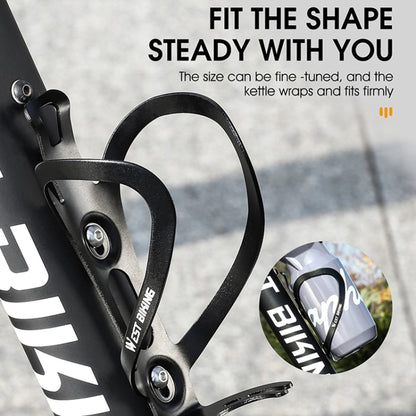 WEST BIKING Bicycle Aluminum Beverage Bottle Holder(Black) by WEST BIKING