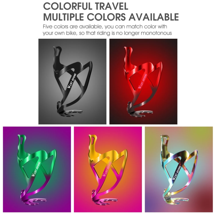 WEST BIKING Bicycle Aluminum Beverage Bottle Holder, Colour: Black by WEST BIKING