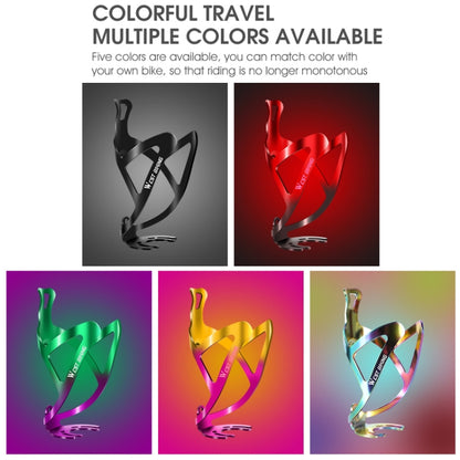 WEST BIKING Bicycle Aluminum Beverage Bottle Holder, Colour: Red Black Gradient by WEST BIKING