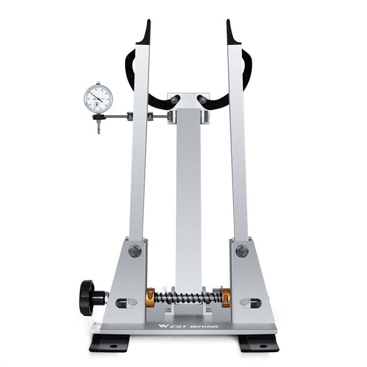 WEST BIKING Bicycle Wheel Correction and Adjustment Station(Silver) by WEST BIKING