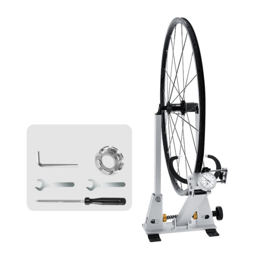 WEST BIKING Bicycle Wheel Correction and Adjustment Station(Silver) - Maintenance tools by WEST BIKING | Online Shopping UK | buy2fix
