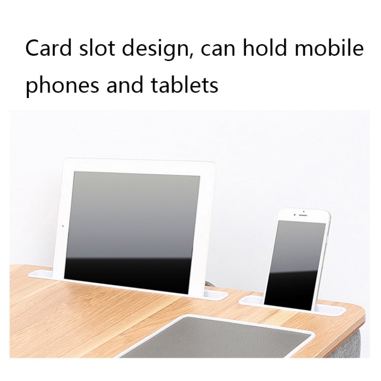 HQ-401 Bed Multifunctional Lazy Desk(Black Wood) - Laptop Stand by buy2fix | Online Shopping UK | buy2fix