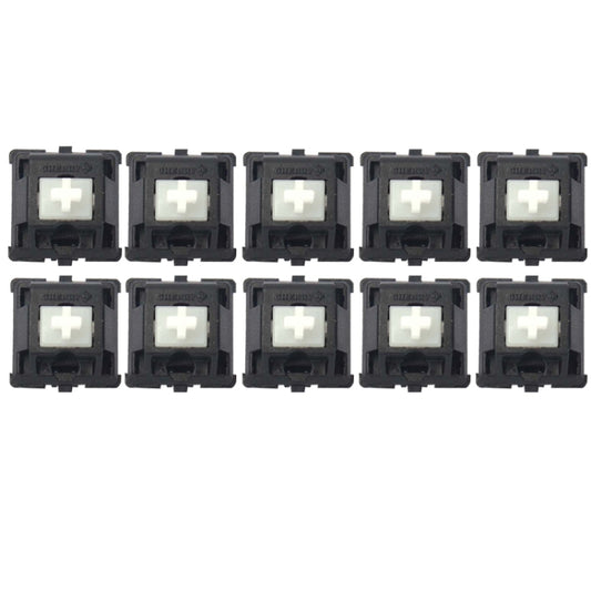 10PCS Cherry Shaft MX Switch Linear Keyboard Shaft, Color: White Shaft by buy2fix