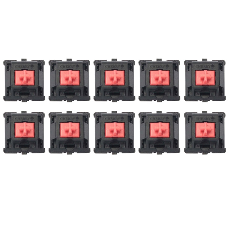 10PCS Cherry Shaft MX Switch Linear Mute Keyboard Shaft, Color: Mute Red Shaft by buy2fix