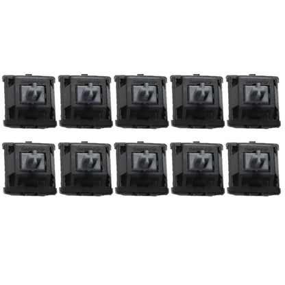 10PCS Cherry Shaft MX Switch Linear Mute Keyboard Shaft, Color: Mute Black Shaft by buy2fix