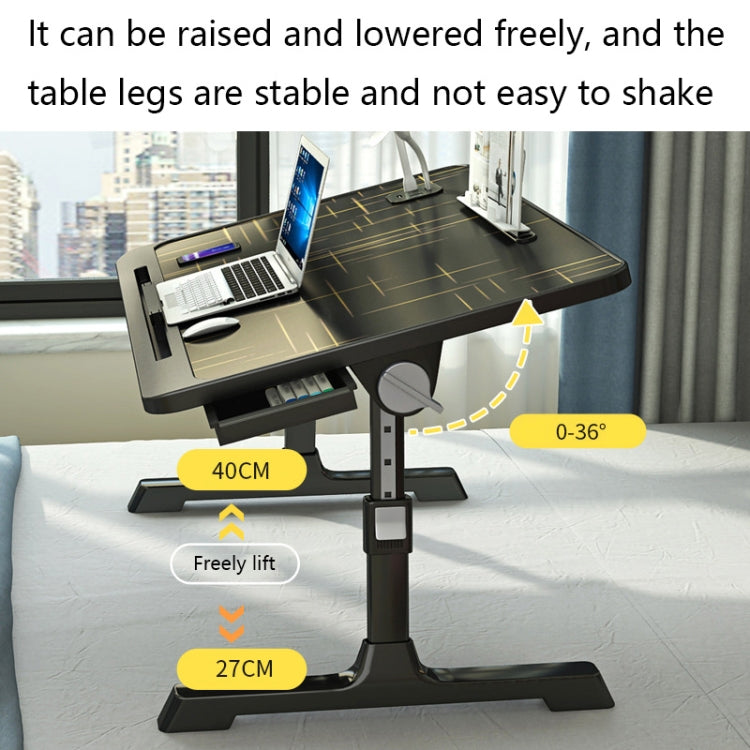 N6 Liftable and Foldable Bed Computer Desk, Style: Drawer+USB - Laptop Stand by buy2fix | Online Shopping UK | buy2fix