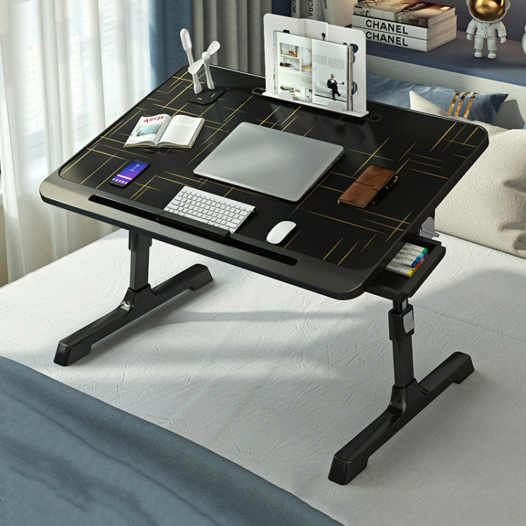 N6 Liftable and Foldable Bed Computer Desk, Style: Drawer+Shelf+USB - Laptop Stand by buy2fix | Online Shopping UK | buy2fix