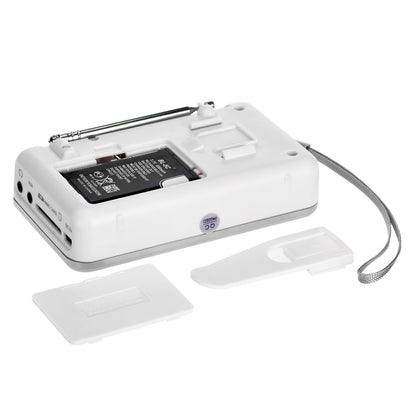L-938  MP3 Audio Player FM Radio Support  SD MMC Card AUX-IN Earphone-out(White) - Radio Player by buy2fix | Online Shopping UK | buy2fix