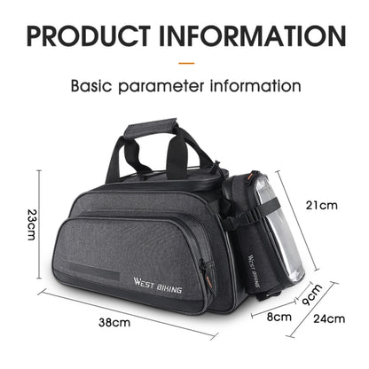 WEST BIKING Multifunctional Bicycle Aluminum Foil Insulation Pouch(Black) by WEST BIKING