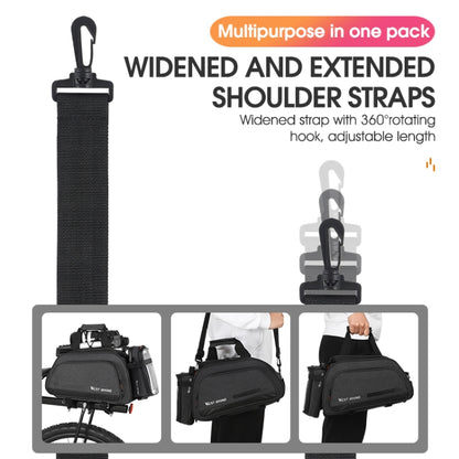 WEST BIKING Multifunctional Bicycle Aluminum Foil Insulation Pouch(Black) by WEST BIKING