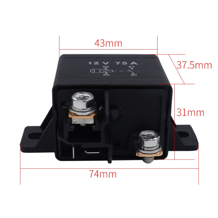 75A 12V 033200250 Forklift Relay Excavator Start Relay, Rated voltage: 12V - Relays by buy2fix | Online Shopping UK | buy2fix