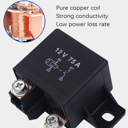 75A 12V 033200250 Forklift Relay Excavator Start Relay, Rated voltage: 12V - Relays by buy2fix | Online Shopping UK | buy2fix