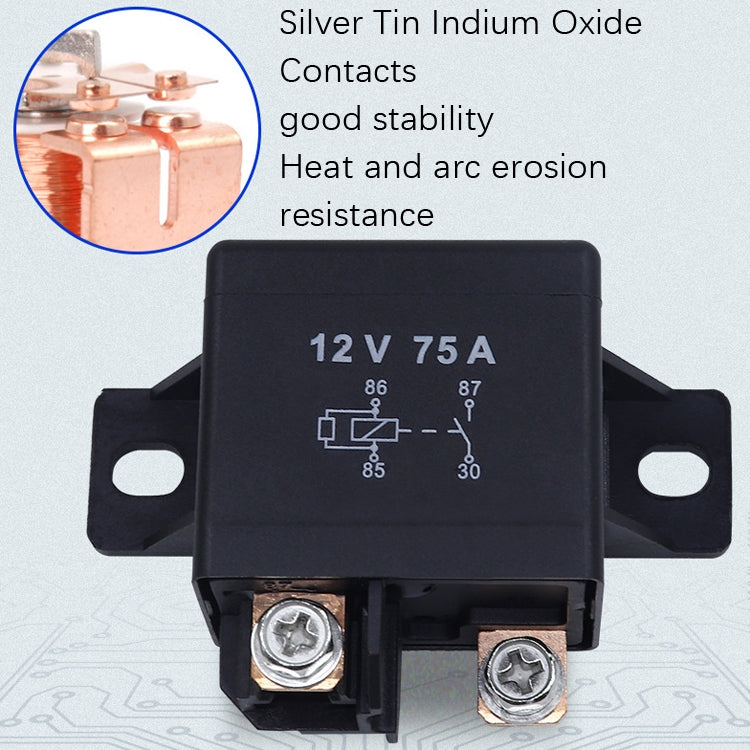 75A 12V 033200250 Forklift Relay Excavator Start Relay, Rated voltage: 12V - Relays by buy2fix | Online Shopping UK | buy2fix