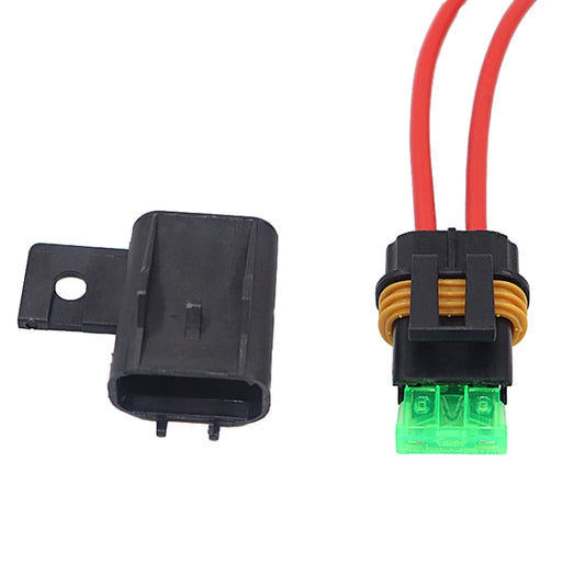 Car Slice Fuse Holder Waterproof Fuse Box Tape Line Fuse Box(Insurance Box With No.12 Cable) - Fuse by buy2fix | Online Shopping UK | buy2fix