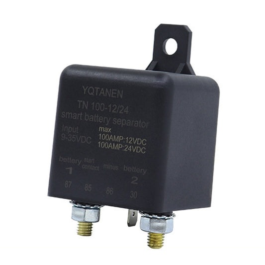 YQTANEN Small Volume Wide Voltage Dual Battery Isolator, Current: 100A - Relays by buy2fix | Online Shopping UK | buy2fix