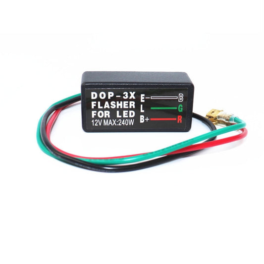 DOP-3X LED Turn Signal Effectively Eliminates Flash Warning Function Flash Relay(12V) - Relays by buy2fix | Online Shopping UK | buy2fix