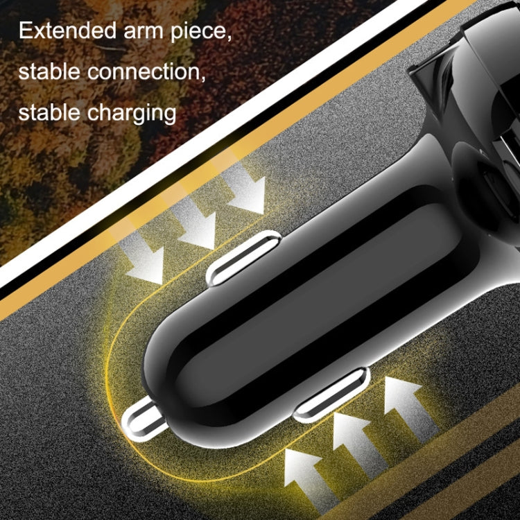 BT09 Car Bluetooth MP3 Digital Display Dual USB Charger(Black) - Bluetooth Car Kits by buy2fix | Online Shopping UK | buy2fix