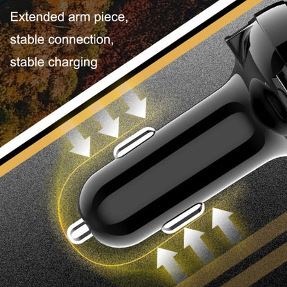 BT09 Car Bluetooth MP3 Digital Display Dual USB Charger(Black) - Bluetooth Car Kits by buy2fix | Online Shopping UK | buy2fix