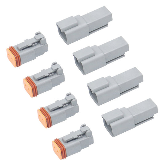 4 PCS DT04-2P / DT06-2S With Copper Car Waterproof Connector Conductive Connection Terminal - Booster Cable & Clip by buy2fix | Online Shopping UK | buy2fix