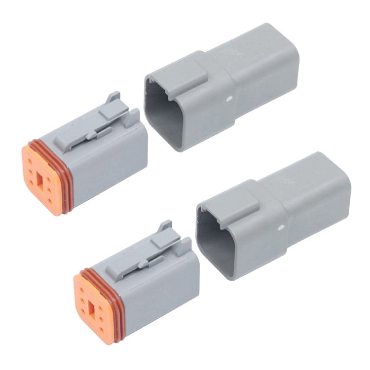 2 PCS DT04-6P / DT06-6S With Copper Car Waterproof Connector Conductive Connection Terminal - Booster Cable & Clip by buy2fix | Online Shopping UK | buy2fix