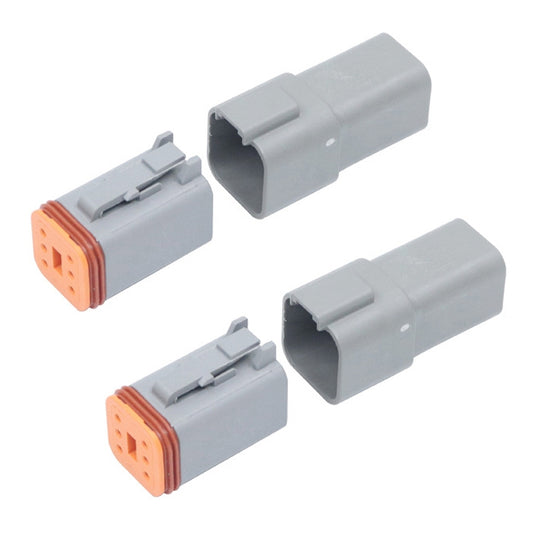 2 PCS DT04-6P / DT06-6S With Copper Car Waterproof Connector Conductive Connection Terminal - Booster Cable & Clip by buy2fix | Online Shopping UK | buy2fix