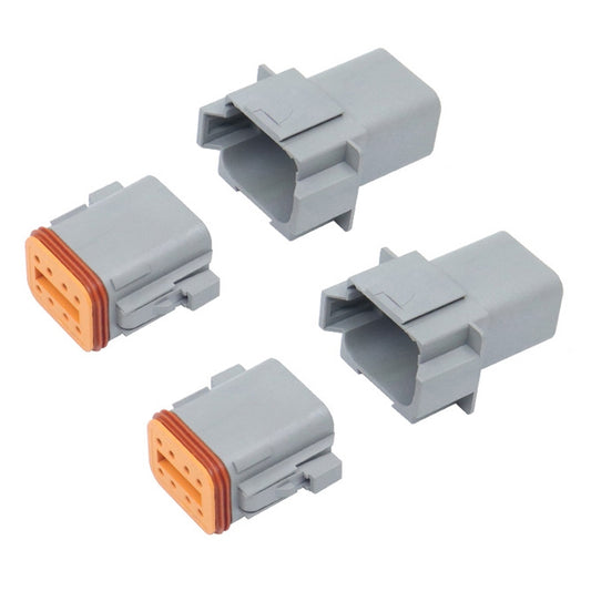 2 PCS DT04-8P / DT06-8S With Copper Car Waterproof Connector Conductive Connection Terminal - Booster Cable & Clip by buy2fix | Online Shopping UK | buy2fix