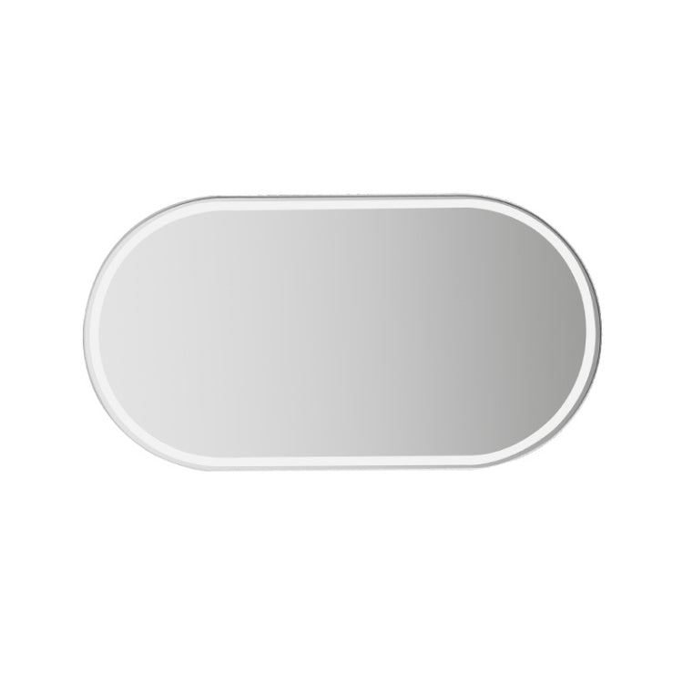 Sun Visor High-Definition Mirror Stainless Steel Makeup Mirror Oval Small by buy2fix