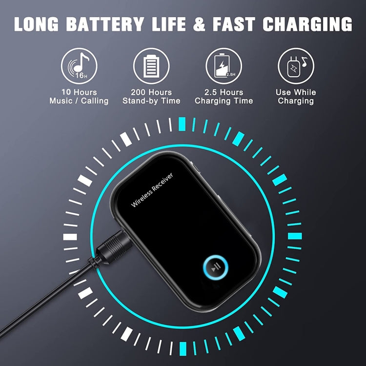 Car Bluetooth 5.0 Audio Receiver 3.5mm Bluetooth Converter - Bluetooth Adapters by buy2fix | Online Shopping UK | buy2fix