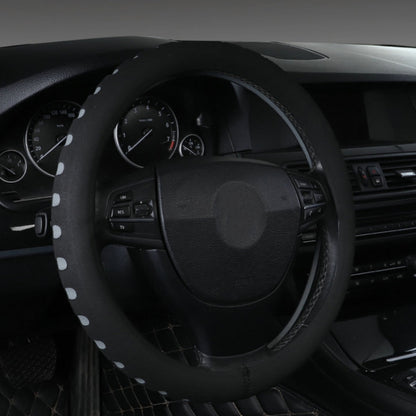 Sports Punched EVA Car Steering Wheel Cover, Size: 38cm(Grey) by buy2fix