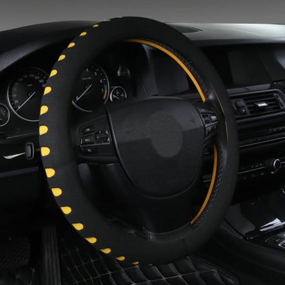 Sports Punched EVA Car Steering Wheel Cover, Size: 38cm(Yellow) by buy2fix