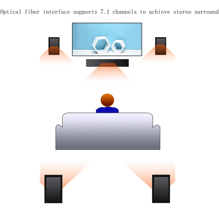 HDMI TO HDMI+AUDIO Audio Separator(Black) by buy2fix