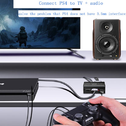 HDMI TO HDMI+AUDIO Audio Separator(Black) by buy2fix