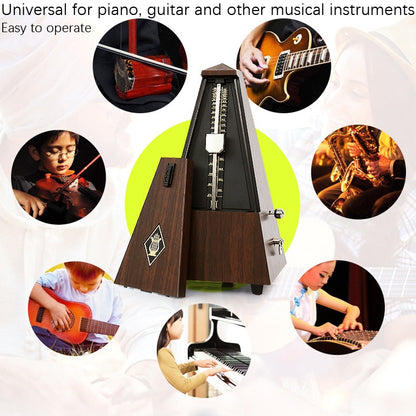 FRIEND Tower Mechanical Terrace Piano Guitar Violin Universal Rhythm Instrument(Tower Ebony Color) - String Instrument Accessories by buy2fix | Online Shopping UK | buy2fix