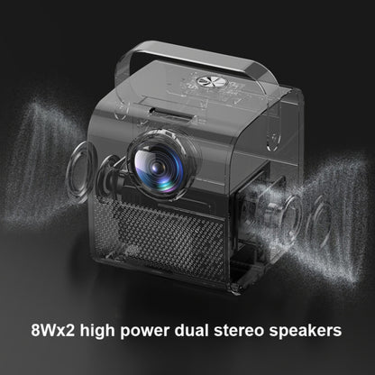 Q3 4K Mobile Phone Projector Home Office Integrated Projector,EU Plug,Version:  English Android Version - LED Projector by buy2fix | Online Shopping UK | buy2fix