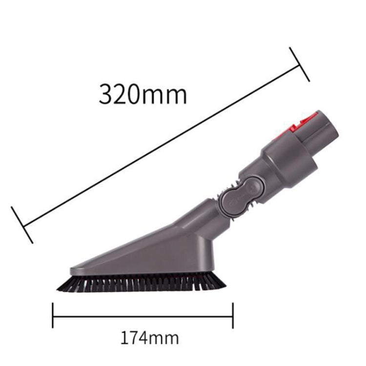 Furniture Brush Folding Brush Universal Turning Head for Dyson V7 V8 V10 V11 - For Dyson Accessories by buy2fix | Online Shopping UK | buy2fix