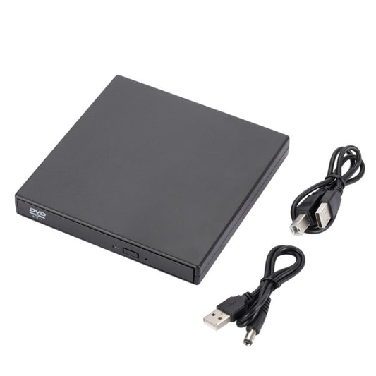 External USB2.0 DVD Optical Drive Notebook Desktop All-In-One CD Burner(Black) - Rewritable Drive by buy2fix | Online Shopping UK | buy2fix