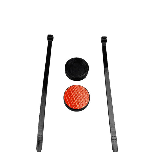 Mountain Bike Reflector Anti-theft Tracking Locator Hidden Bracket  For AirTag(Red) - Bicycle Series by null | Online Shopping UK | buy2fix