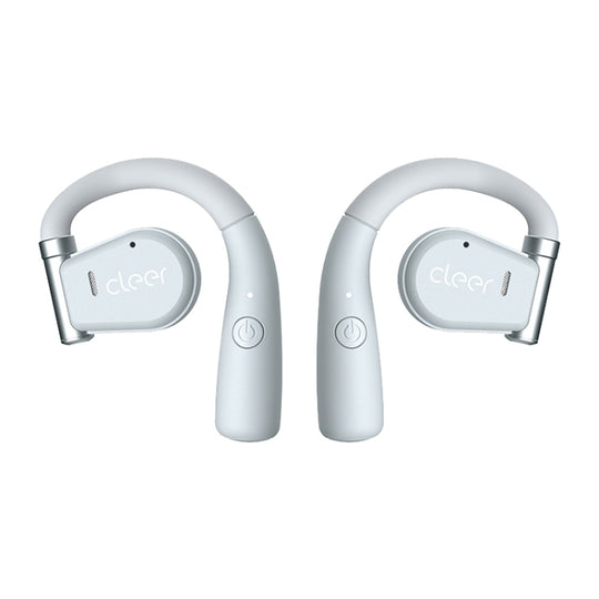 Cleer Call Noise Cancelling Music Gaming Swivel Over-Ear Wireless Bluetooth Earphones(White)