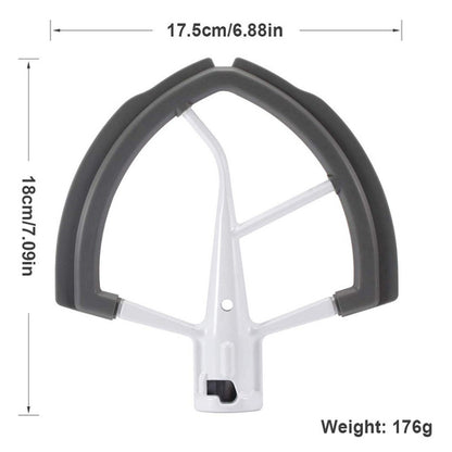 For KitchenAid 6QT Stand Mixer Flexible Edge Whisk Paddle(Silver Gray) - Food Disposer Parts by buy2fix | Online Shopping UK | buy2fix