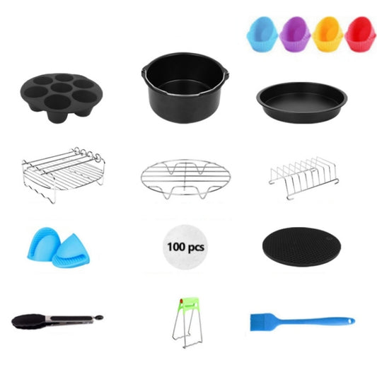 13 PCS/Set 8 inch Air Fryer Baking Accessories Set - Cooktop Parts by buy2fix | Online Shopping UK | buy2fix