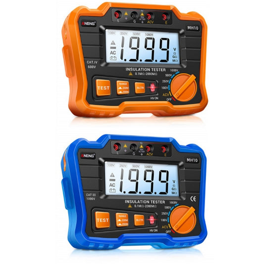 ANENG MH10 Digital High Precision Insulation Resistance Tester(Blue) - Battery & Resistance Tester by ANENG | Online Shopping UK | buy2fix